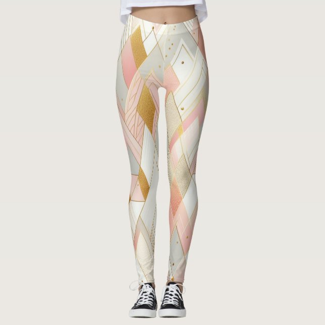 Shimmering Triangle Spectra Leggings (Front)