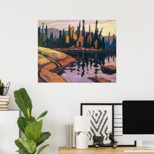 Shimmering Water Lawren Harris Poster