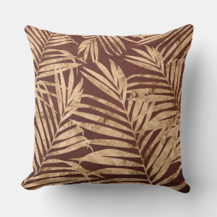 Shimmery Gold Bronze Reversible Pillow