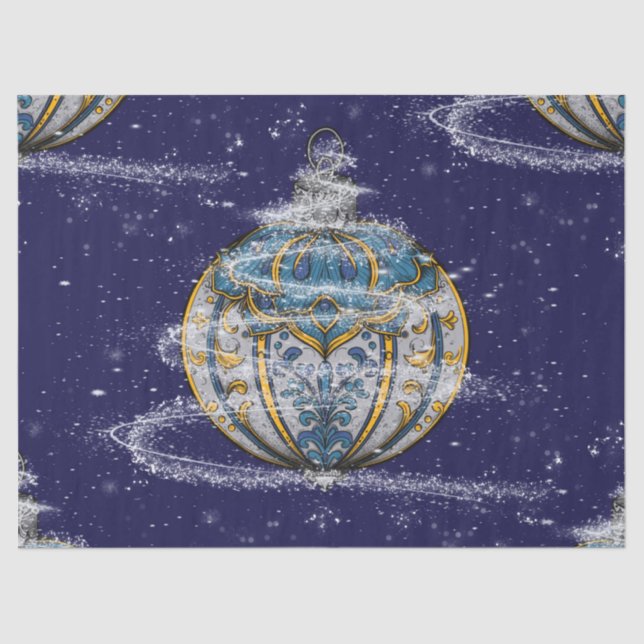 Shimmery Ornament Tissue Paper (Front)