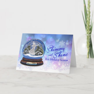 Shimmy and Shine Belly Dancer Holiday Card
