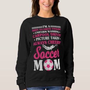 Shin Guard Supportive Cheering Soccer Team Sport M Sweatshirt