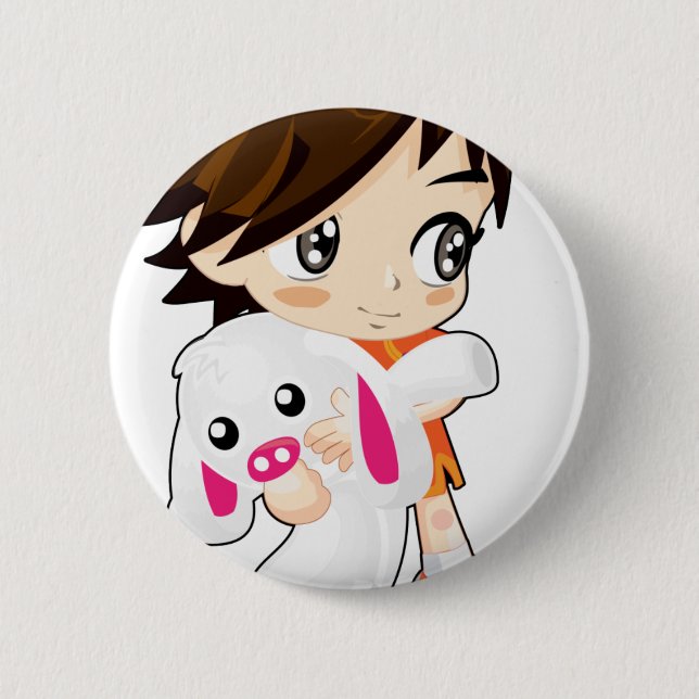 Shin Hye Bongji Chibi G1 2 Inch Round Button (Front)
