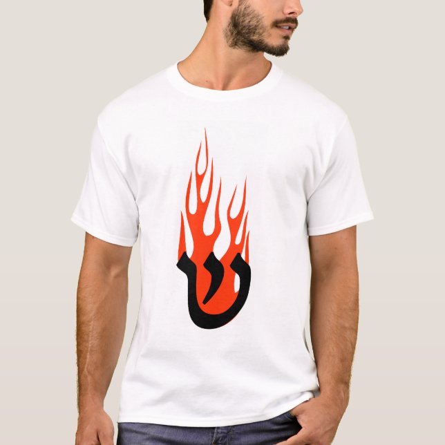 Shin with Flames T-Shirt (Front)