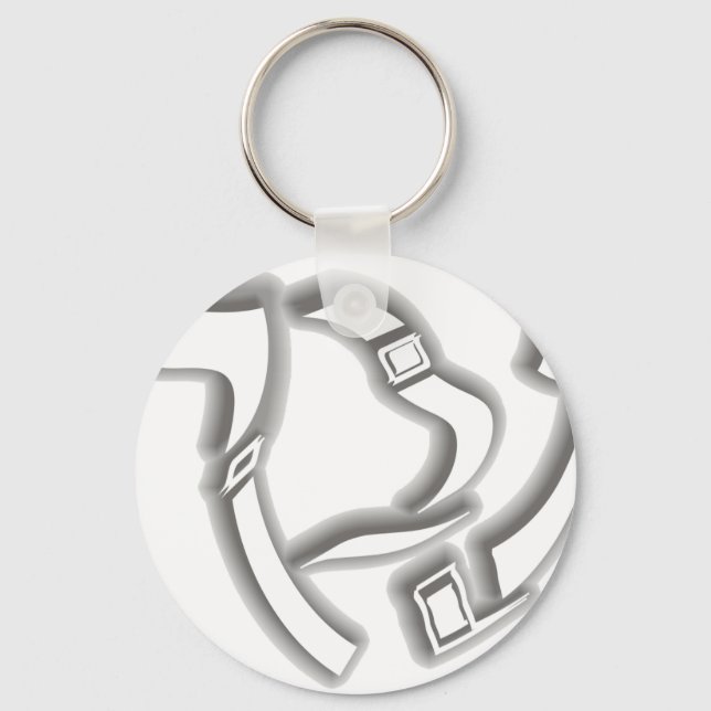 Shin Yud Keychain (Front)