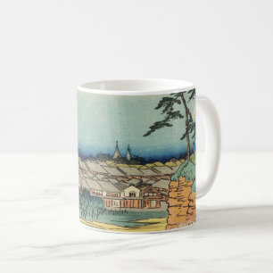 Shinagawa, Japan: Vintage Utagawa Hiroshige Art Coffee Mug