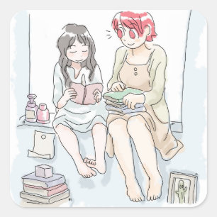 Shinai Samu Square Sticker