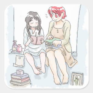 Shinai Samu Square Sticker