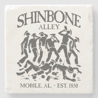 Shinbone Alley Stone Coaster