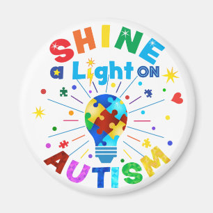 SHINE a Light on AUTISM Magnet