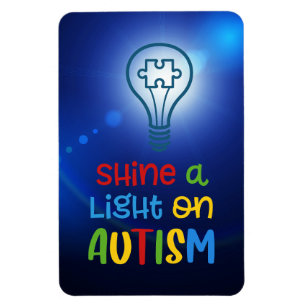 Shine a Light on Autism Magnet