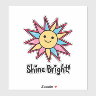Shine Bright: A Colorful Sun Design