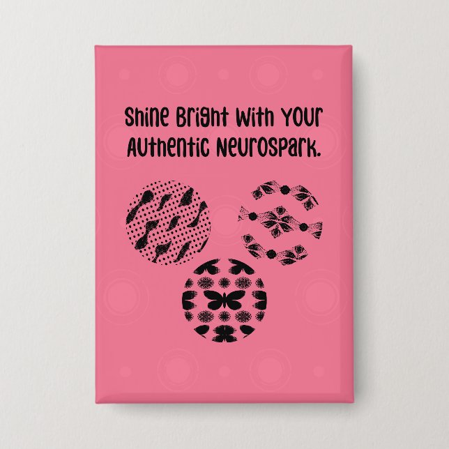 Shine Bright Authentic Neurospark Neurodiversity (Front)
