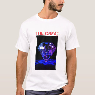 "Shine Bright: Diamond-Inspired T-Shirt Design"