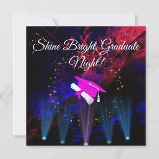 Shine Bright, Graduate Night! Card