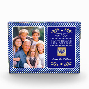 Shine & Bright Hanukkah Custom Photo Block
