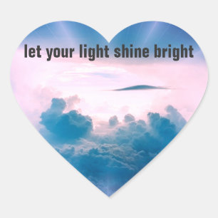 Shine Bright Heart Sticker