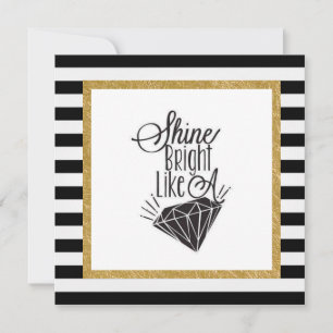 Shine Bright Like A Diamond Card