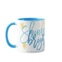 Shine Bright Modern Calligraphy Mug