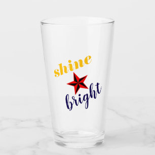 Shine Bright Star Mark Glass