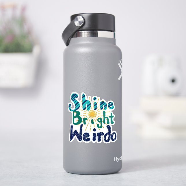 Shine Bright Weirdo (HydroFlask)