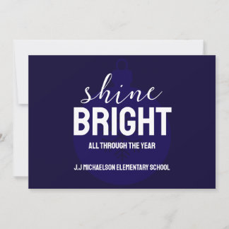 Shine Bright Year In Review Holiday Card
