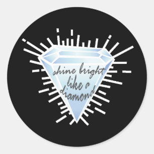 Shine Classic Round Sticker