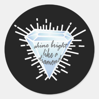 Shine Classic Round Sticker