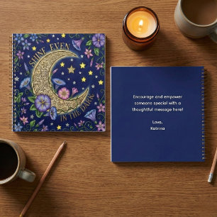 Shine Even In The Dark Spiral Notebook