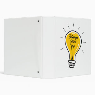 Shine for JESUS – Matthew 5:16 Sunday School  Binder
