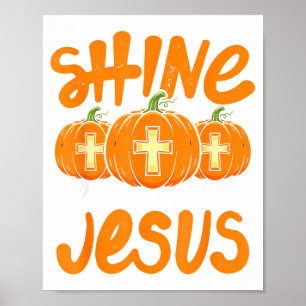 Shine Like The Light Of Jesus Christian Jack O Lan Poster