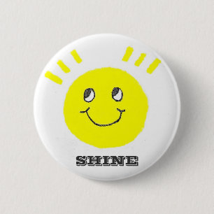 Shine On 2 Inch Round Button