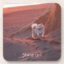 Shine on, coaster set, customizable