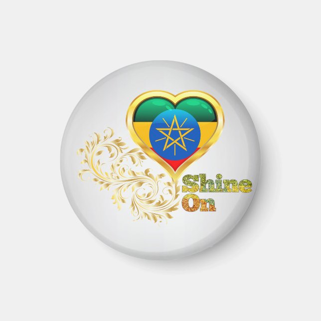 Shine On Ethiopia Magnet (Front)
