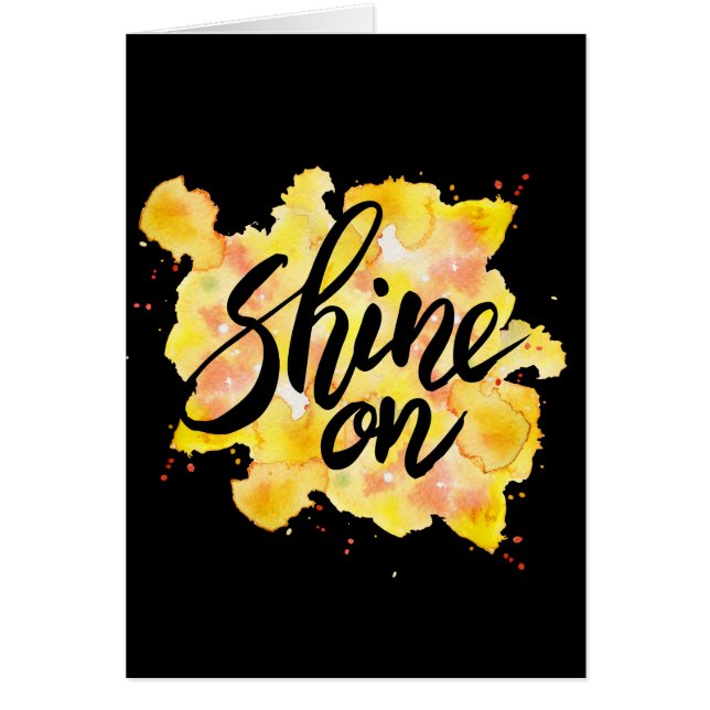 Shine On Graffiti Art (Front)