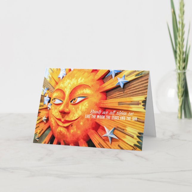 SHINE ON Greeting Card (Front)