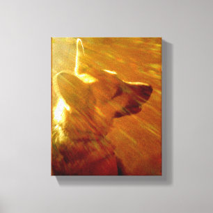 Shine On Me German Shepherd #2 Alt Canvas Print