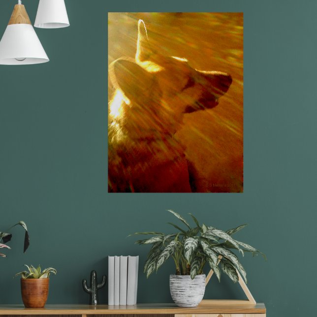 Shine On Me German Shepherd #2 Poster (Living Room 1)