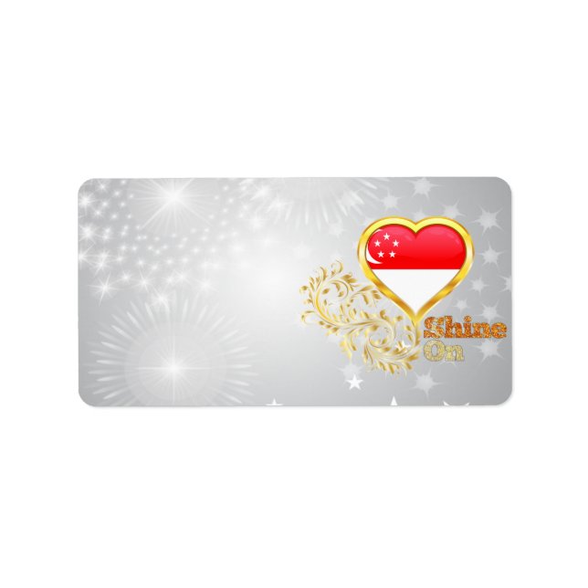 Shine On Singapore Label (Front)