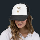 Shine On You Crazy Diamond Trucker Hat<br><div class="desc">"Shine On You Crazy Diamond " in a trendy brushstroke font in dark gold on a trucker hat.</div>