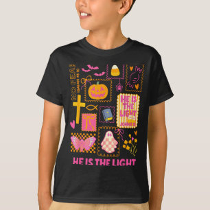 Shine With The Light Of Jesus Christian Halloween  T-Shirt