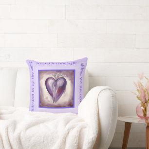 Shine Your Light Throw Pillow