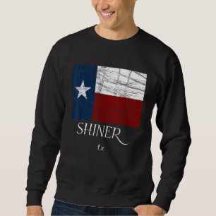 Shiner TX - Texas Flag - City State Gift Sweatshirt