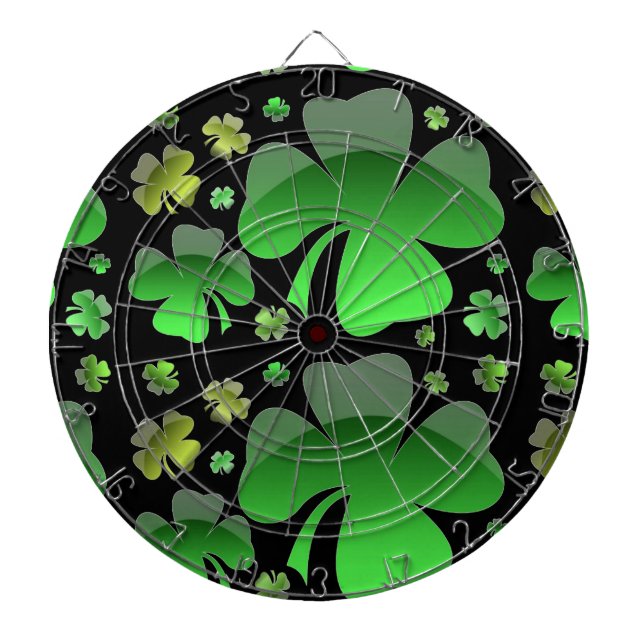Shiney Shamrocks Dartboard (Front)