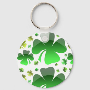 Shiney Shamrocks Keychain