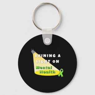 Shining A Light On Mental Health –mental Health Keychain
