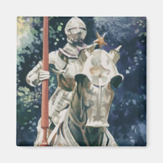 "Shining Armour" Knight Watercolor Magnet