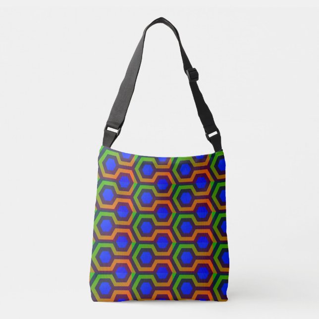 Shining Blue Crossbody Bag (Front)