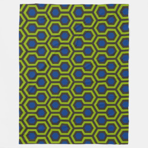 Shining Blue Fleece Blanket
