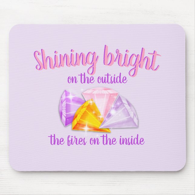 Shining-Bright-Diamonds- Mouse Pad (Front)